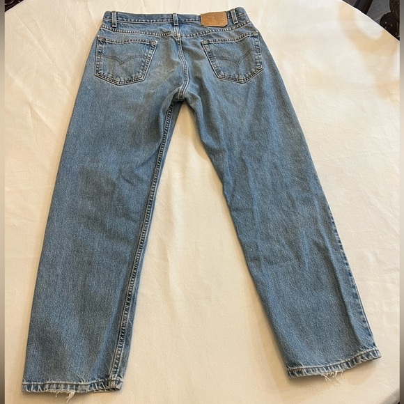 LEVI’S Men’s 505 Regular Fit Straight Leg Jeans, Size 36 x 30. - Picture 4 of 6